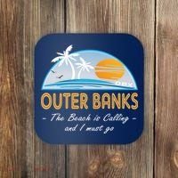 OBX With Funny Slogan for The Outer Banks Coaster thumb 0