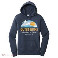 OBX With Funny Slogan for The Outer Banks Women's Hoodie thumb 0