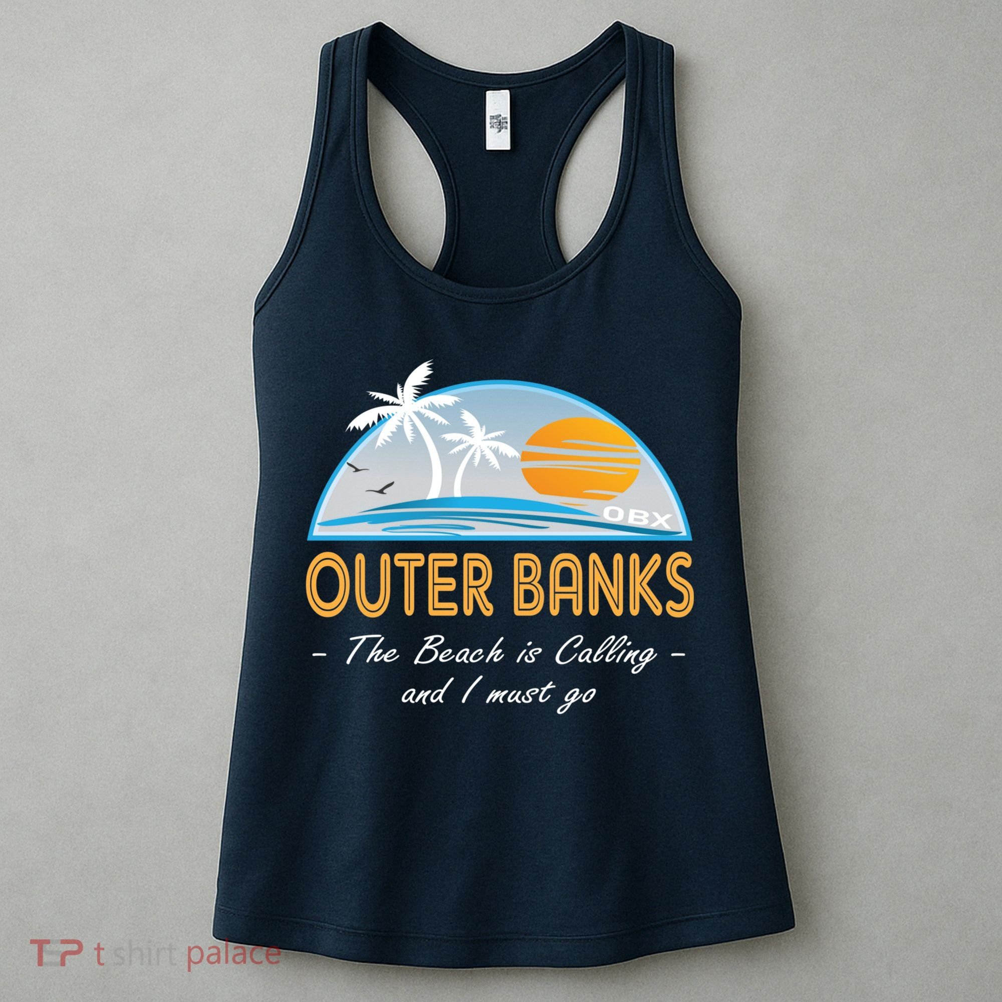 OBX With Funny Slogan for The Outer Banks Women's Tank Top