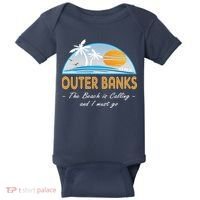 OBX With Funny Slogan for The Outer Banks Baby Bodysuit thumb 0
