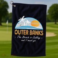 OBX With Funny Slogan for The Outer Banks Golf Towel thumb 1