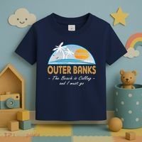 OBX With Funny Slogan for The Outer Banks Toddler T-Shirt thumb 3