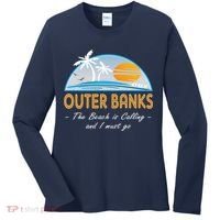 OBX With Funny Slogan for The Outer Banks Women's Long Sleeve Shirt thumb 0