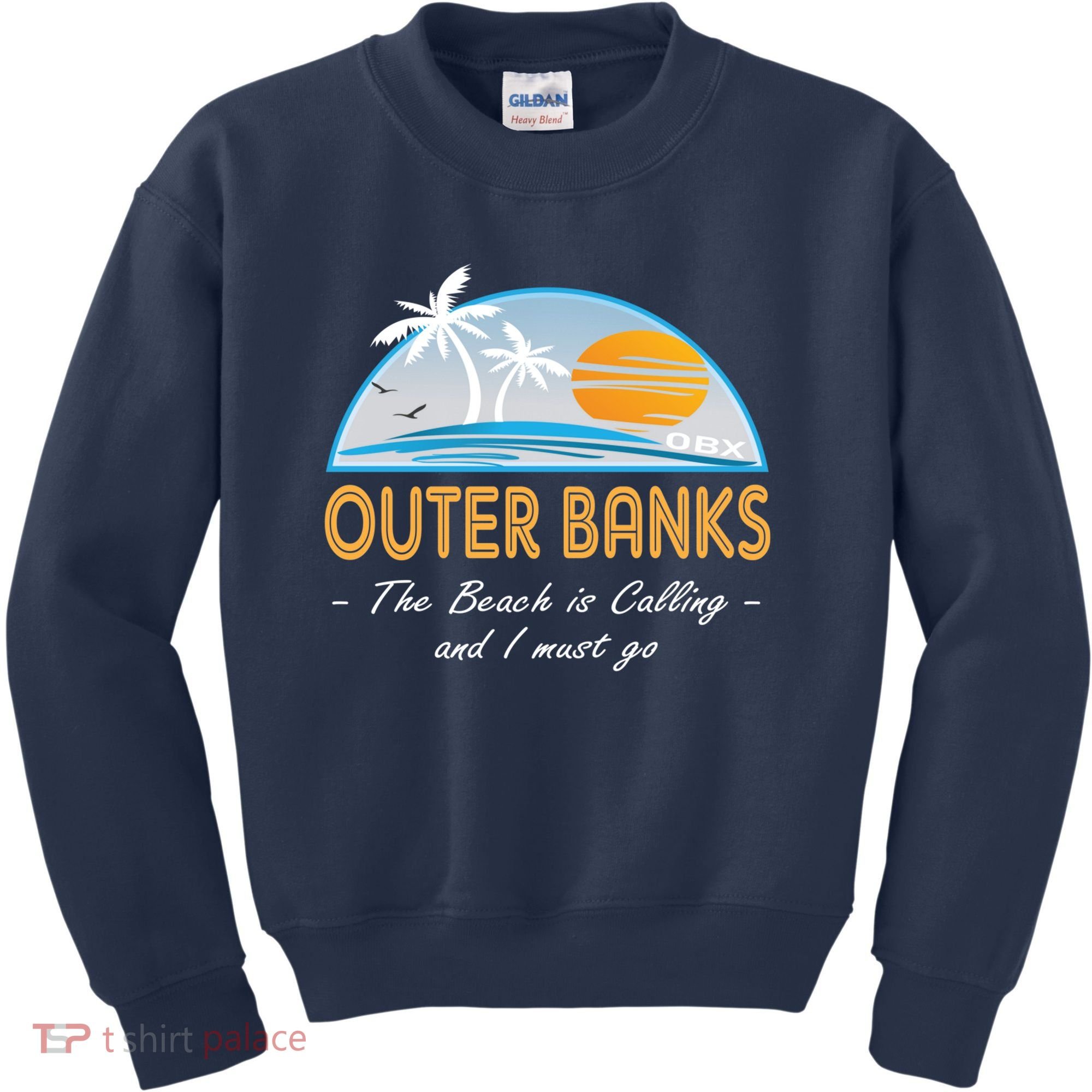 OBX With Funny Slogan for The Outer Banks Kids Sweatshirt