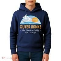 OBX With Funny Slogan for The Outer Banks Kids Hoodie thumb 4