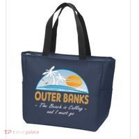 OBX With Funny Slogan for The Outer Banks Tote Bag thumb 3