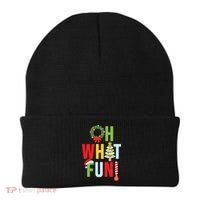 Oh What Fun Christmas With Wreath And Tree Beanie thumb 0