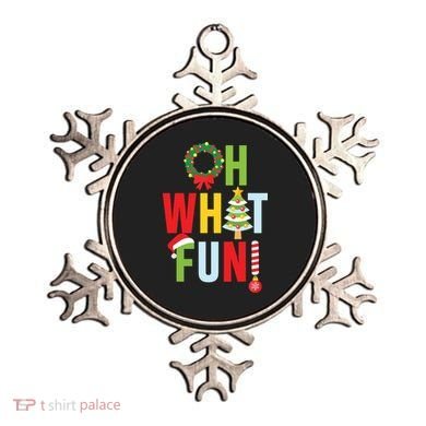 Oh What Fun Christmas With Wreath And Tree Ornament