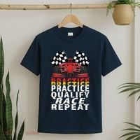 Open Wheel Formula Racing Car Practice Qualify Race Vintage T-Shirt thumb 2