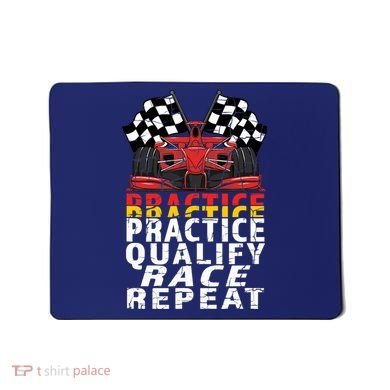Open Wheel Formula Racing Car Practice Qualify Race Vintage Mousepad