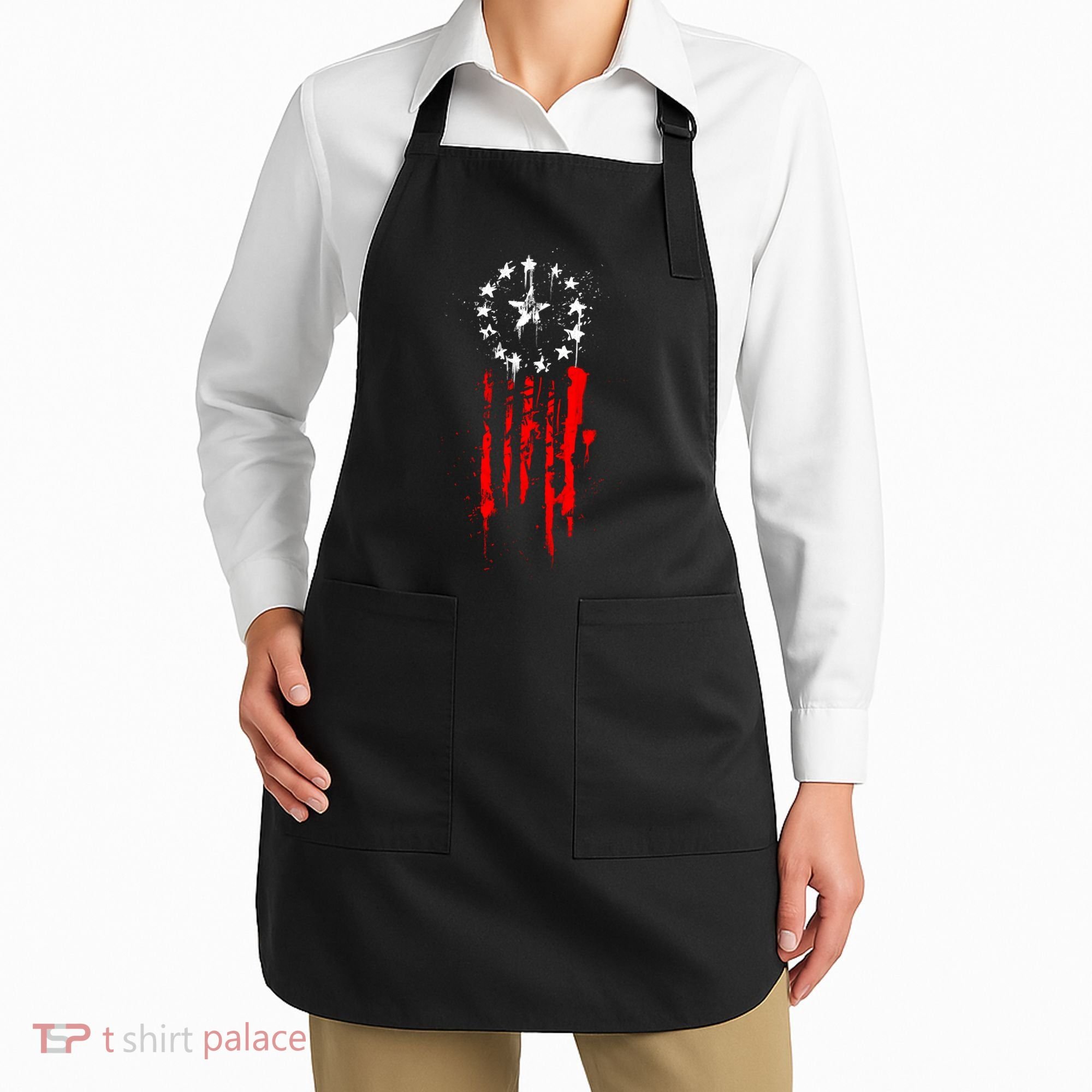 Old World Flag Apron