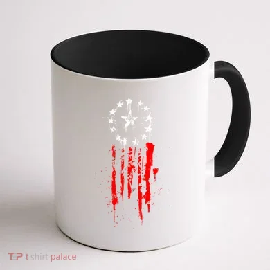 Old World Flag Coffee Mug back