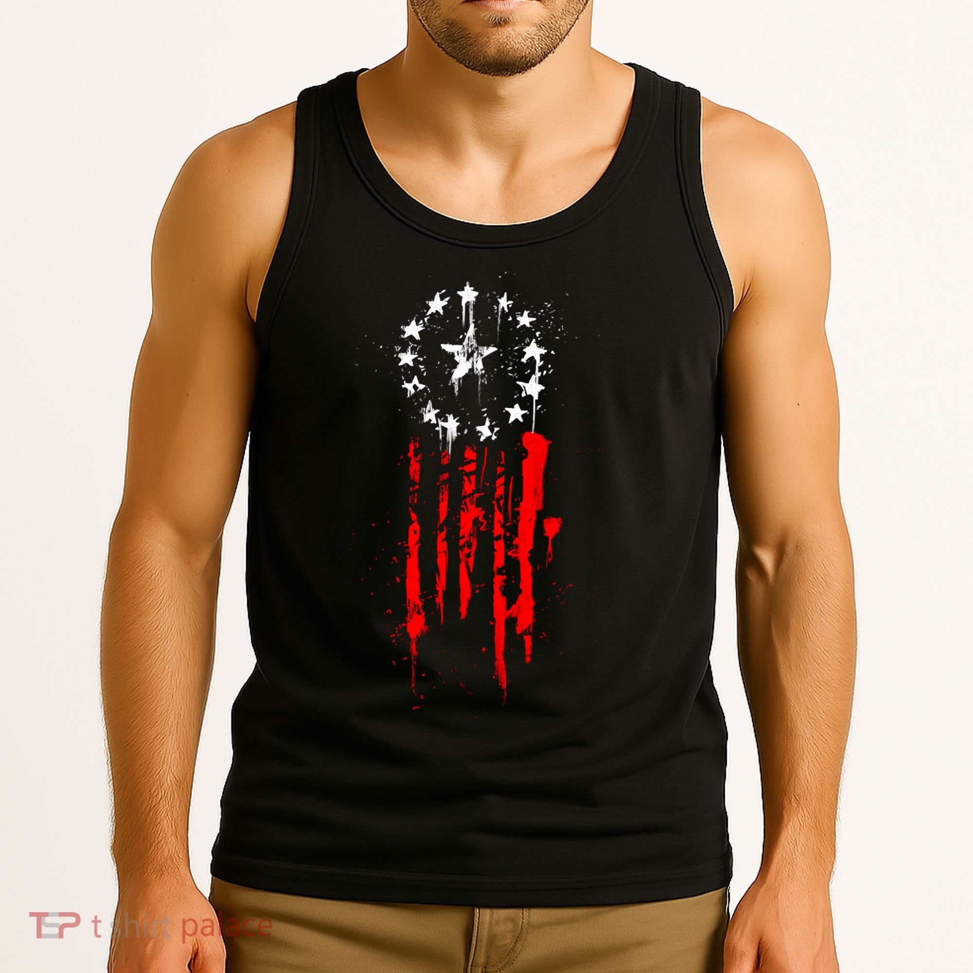 Old World Flag Tank Top