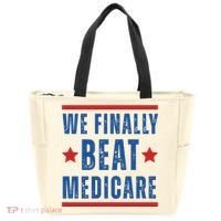 Official We Finally Beat Medicare Poltical Tote Bag thumb 0