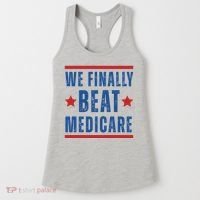 Official We Finally Beat Medicare Poltical Women's Tank Top thumb 0