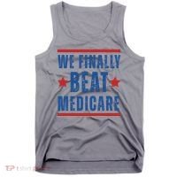 Official We Finally Beat Medicare Poltical Tank Top thumb 0