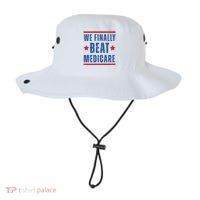 Official We Finally Beat Medicare Poltical Bucket Hat thumb 0