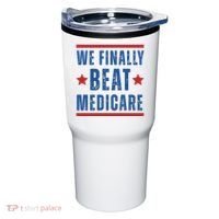 Official We Finally Beat Medicare Poltical Tumbler thumb 0