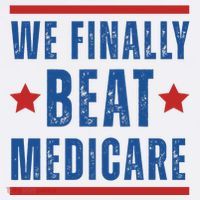 Official We Finally Beat Medicare Poltical Mousepad thumb 1