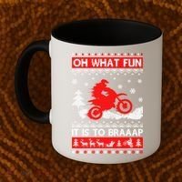 Oh What Fun It Is To Drive Dirt Bike Ugly Christmas Xmas Meaningful Gift Coffee Mug thumb 2