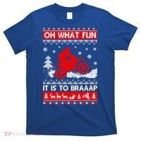 Oh What Fun It Is To Drive Dirt Bike Ugly Christmas Xmas Meaningful Gift T-Shirt thumb 0