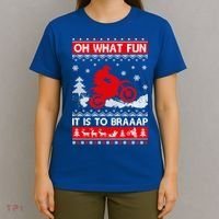 Oh What Fun It Is To Drive Dirt Bike Ugly Christmas Xmas Meaningful Gift T-Shirt thumb 4