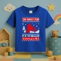Oh What Fun It Is To Drive Dirt Bike Ugly Christmas Xmas Meaningful Gift Toddler T-Shirt thumb 3