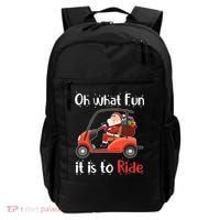 Oh What Fun It Is To Ride Golf Cart Golfer Christmas Golfing Backpack thumb 0