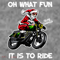 Oh What Fun It Is To Ride Motorcycle Christmas Pajama Gifts Premium Toddler Hoodie thumb 2