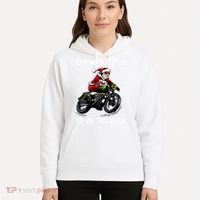 Oh What Fun It Is To Ride Motorcycle Christmas Pajama Gifts Premium Hoodie thumb 5