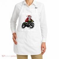 Oh What Fun It Is To Ride Motorcycle Christmas Pajama Gifts Premium Apron thumb 2