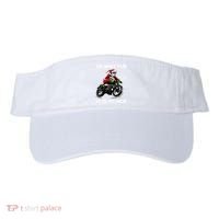 Oh What Fun It Is To Ride Motorcycle Christmas Pajama Gifts Premium Visor thumb 0