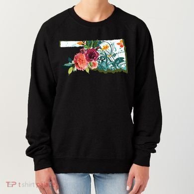 Oklahoma Watercolor Flower Women's Sweatshirt