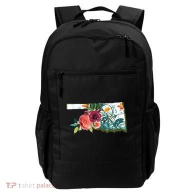 Oklahoma Watercolor Flower Backpack