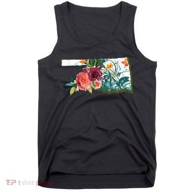 Oklahoma Watercolor Flower Tank Top