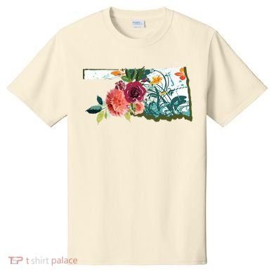Oklahoma Watercolor Flower T-Shirt