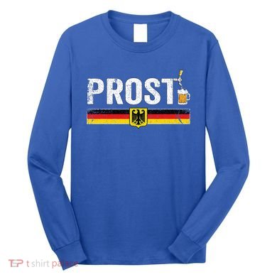 Oktoberfest Women German Flag Prost Long Sleeve Shirt