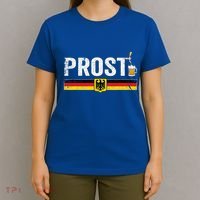 Oktoberfest Women German Flag Prost T-Shirt thumb 4