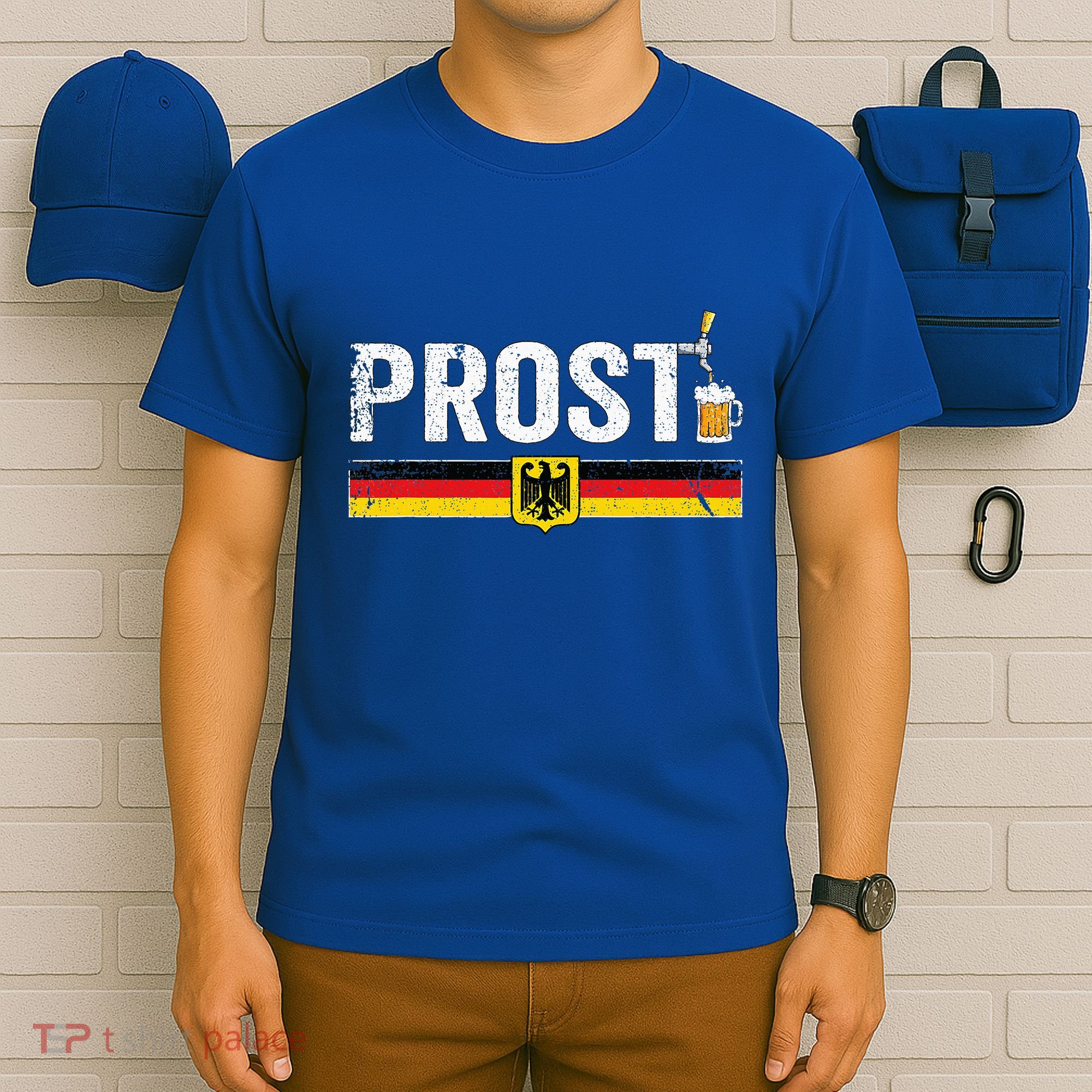 Oktoberfest Women German Flag Prost T-Shirt