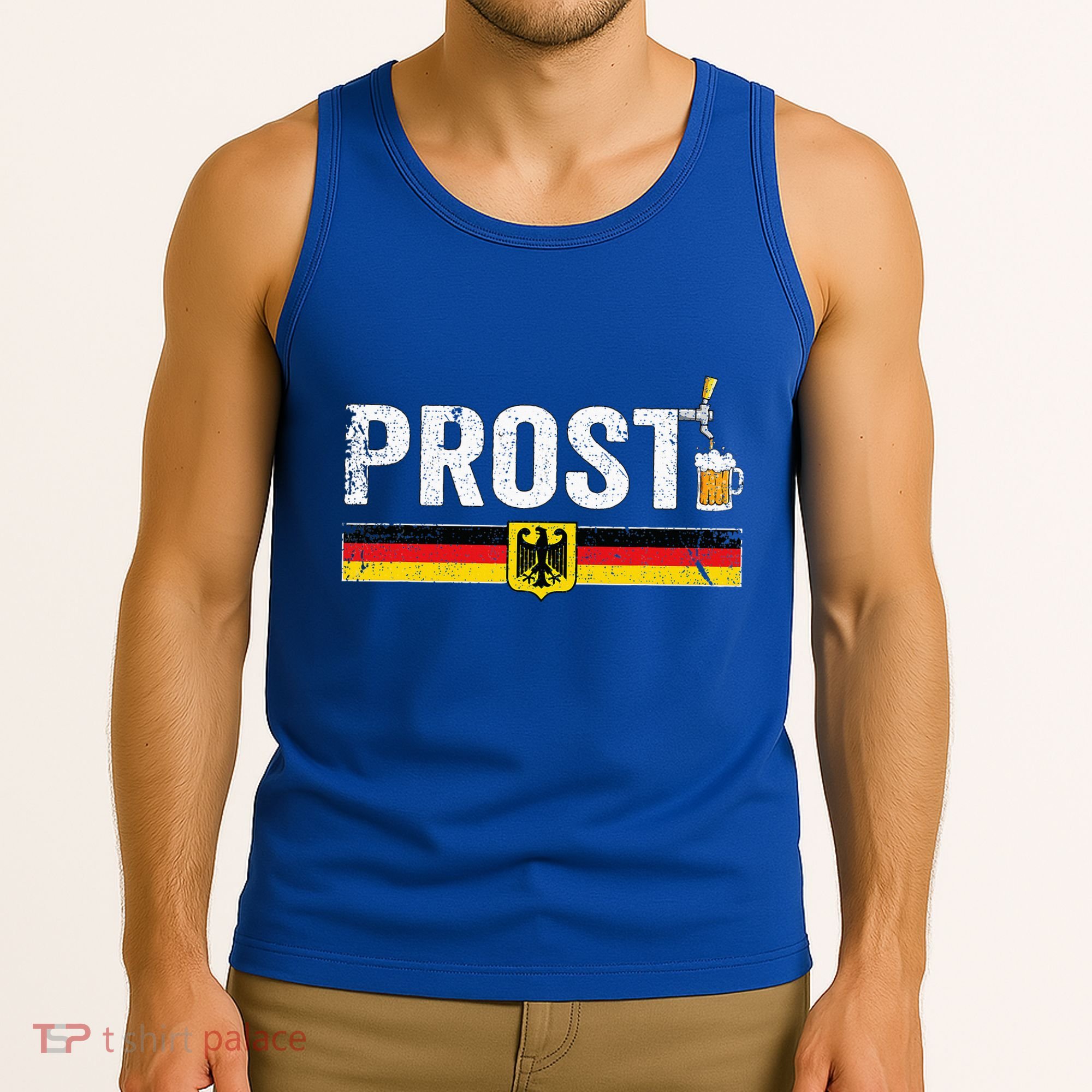 Oktoberfest Women German Flag Prost Tank Top