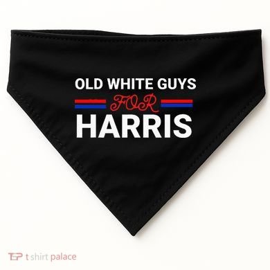 Old White Guys For Harris Kamala USA-Made Doggie Bandana