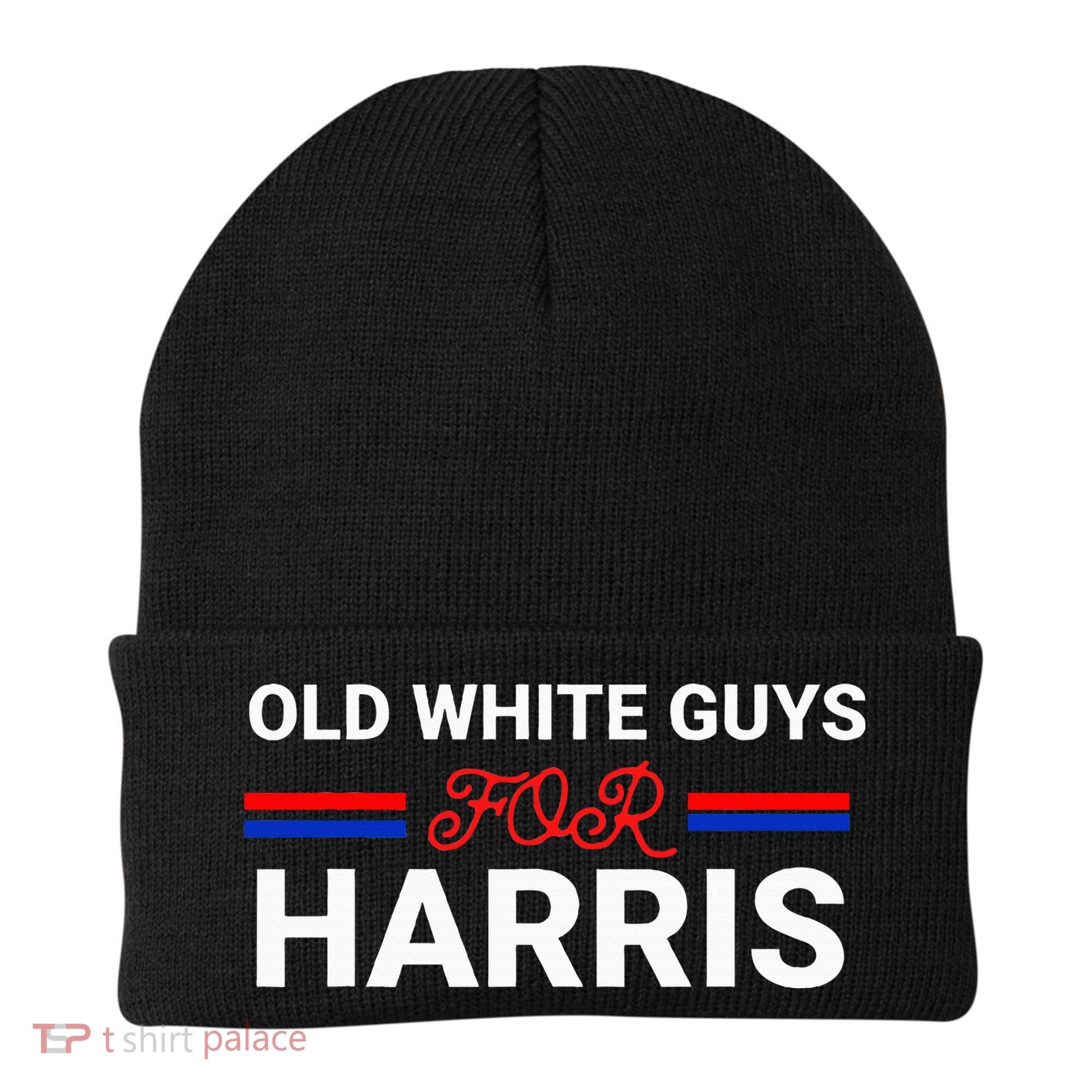 Old White Guys For Harris Kamala Beanie