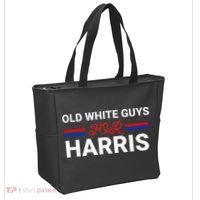 Old White Guys For Harris Kamala Tote Bag thumb 2