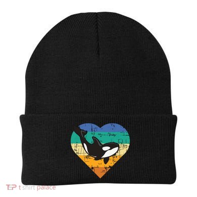 Orca Whale Heart Whale Lover Marine Biologist Whales Beanie