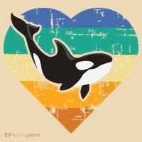 Orca Whale Heart Whale Lover Marine Biologist Whales Sweatshirt thumb 2