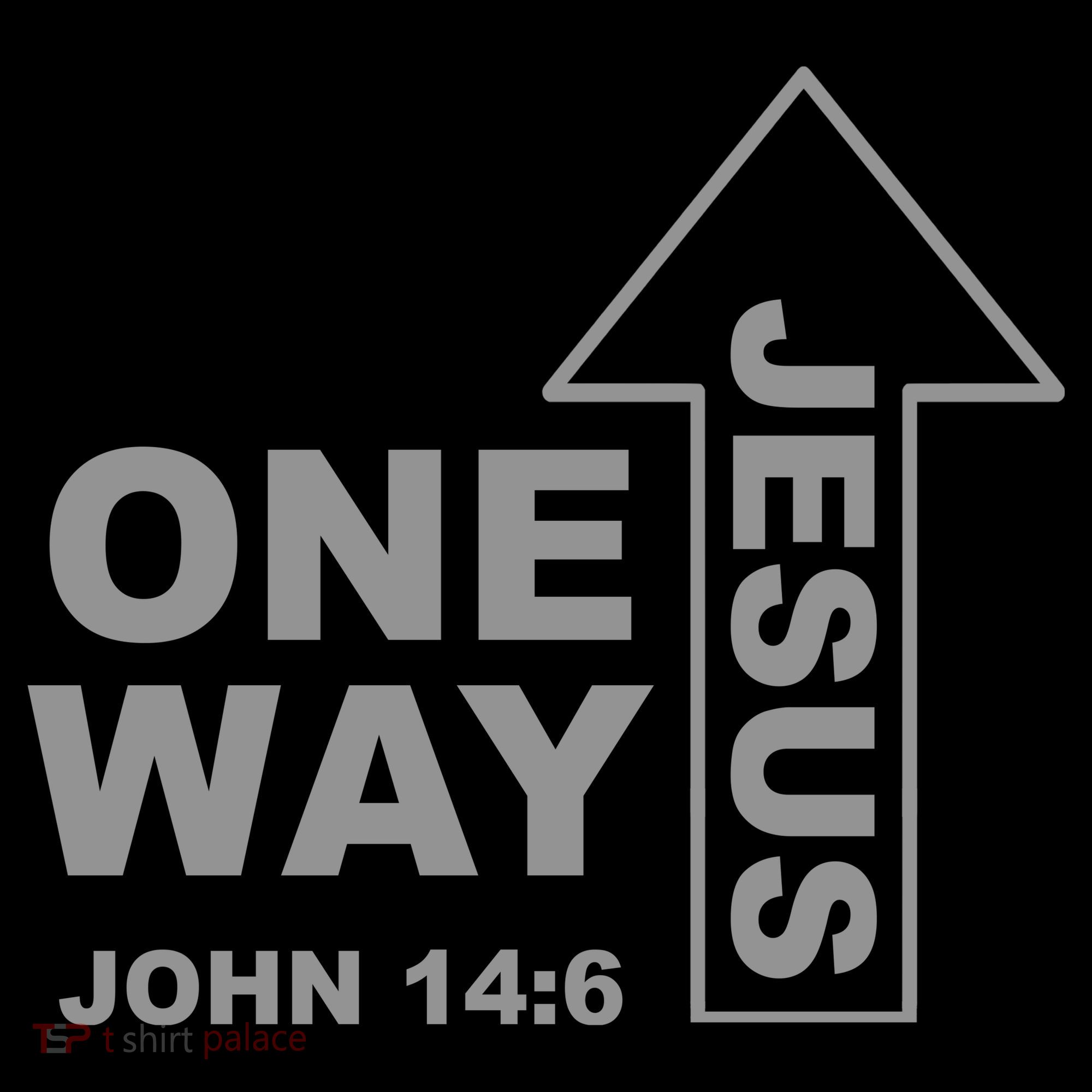 One Way Jesus Christian Coaster