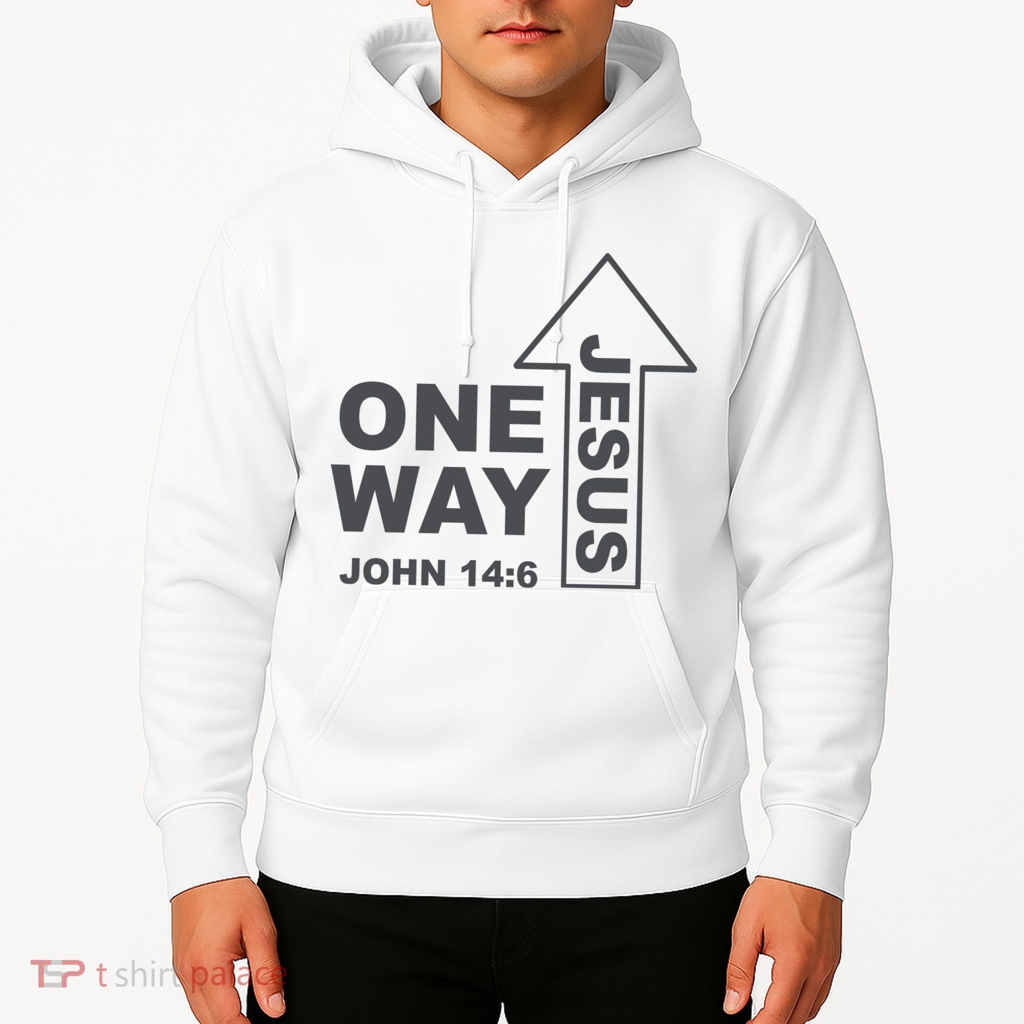 One Way Jesus Christian Hoodie