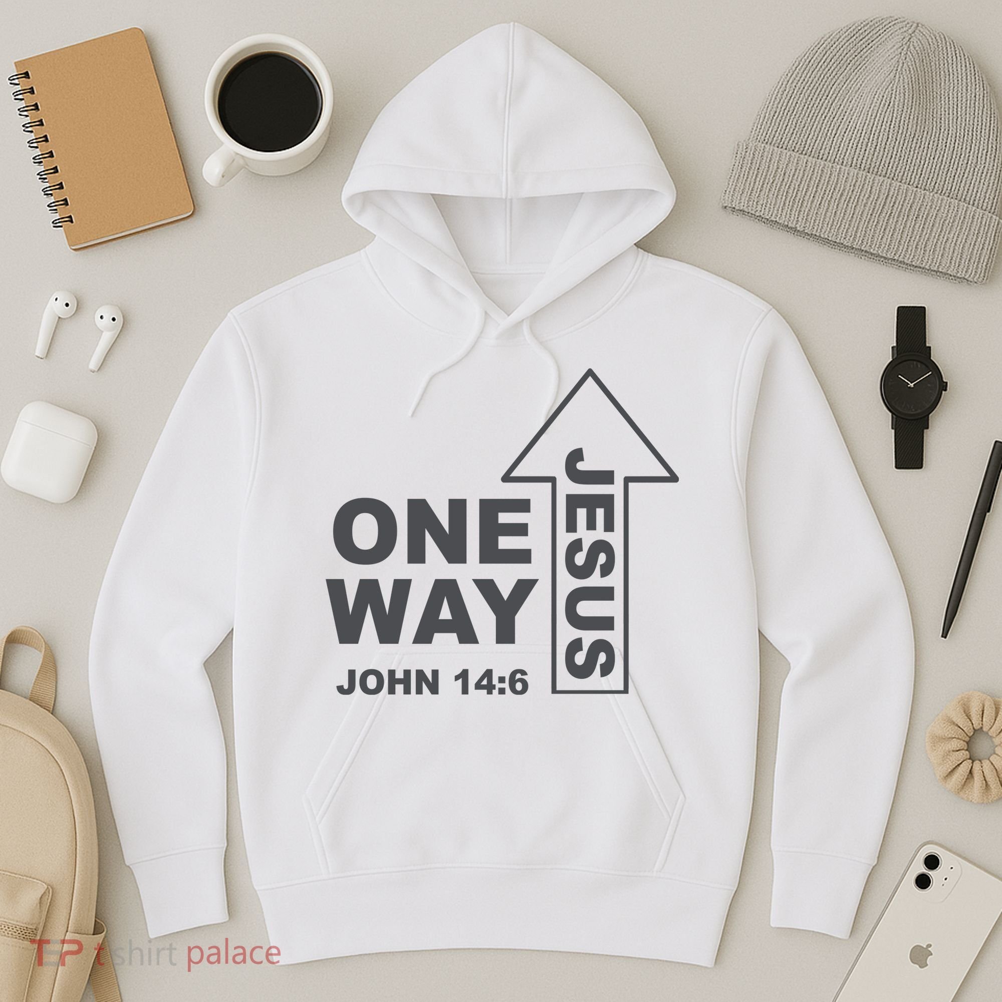 One Way Jesus Christian Hoodie