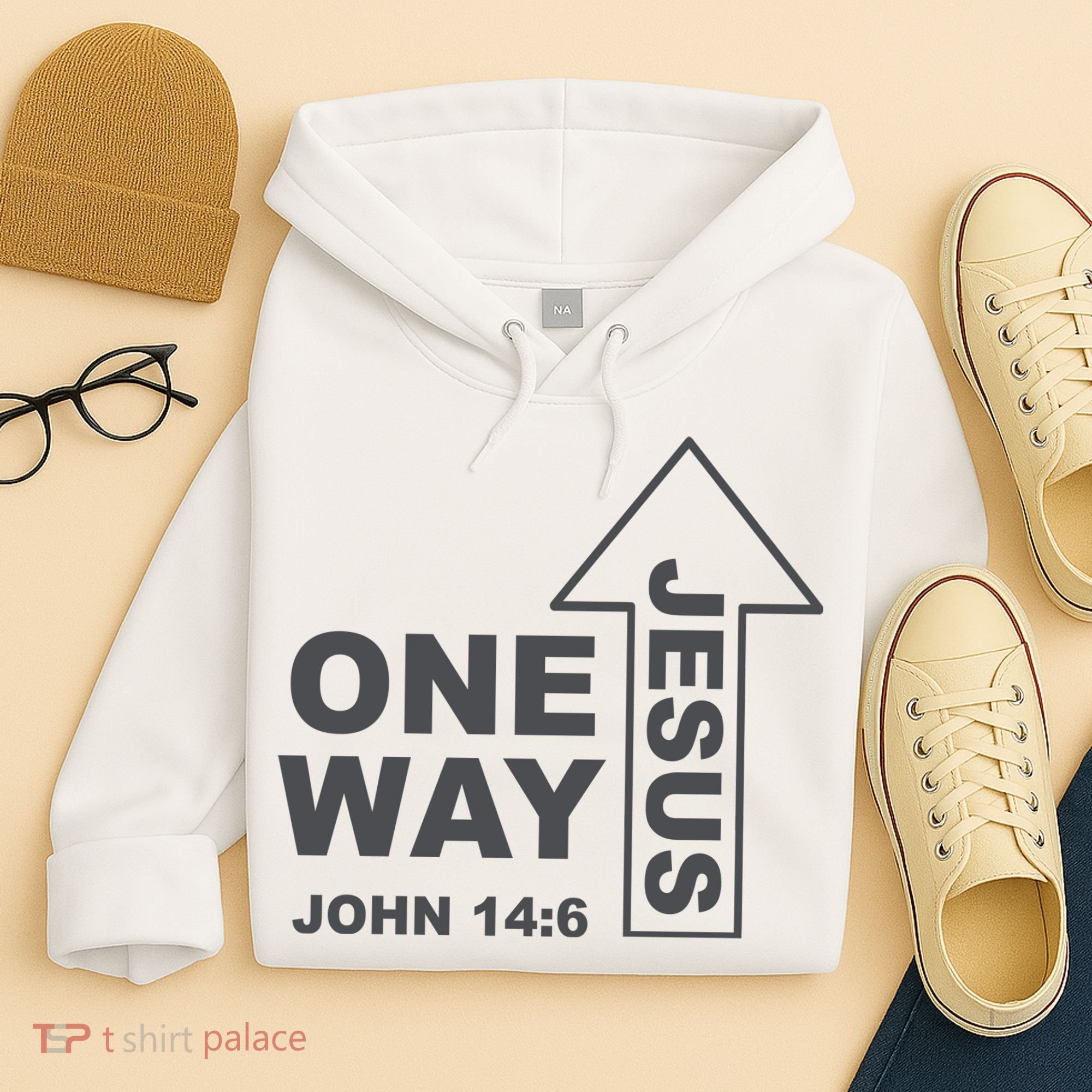 One Way Jesus Christian Hoodie