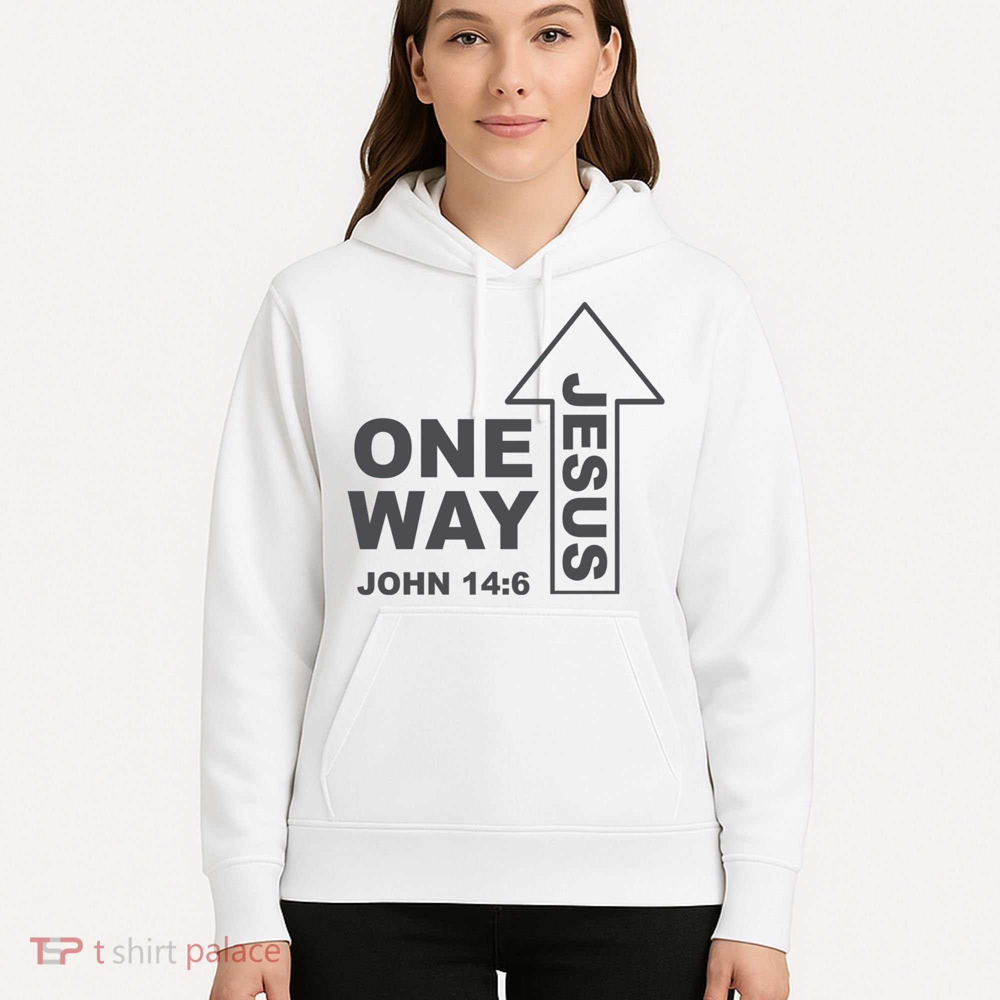 One Way Jesus Christian Hoodie